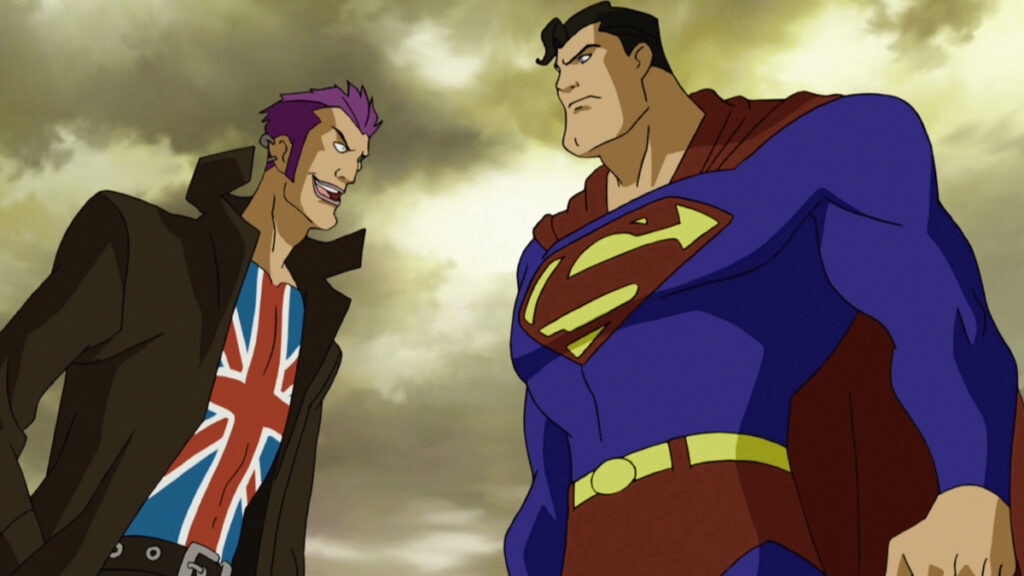 Superman vs Manchester Black in Superman Vs. The Elite